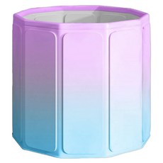 Nuhom折疊式半身浴移動式浴缸, 1個, 粉色