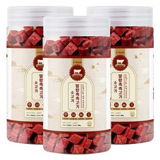 올가밀 강아지 말랑촉촉고기 트릿, 소고기, 180g, 3개