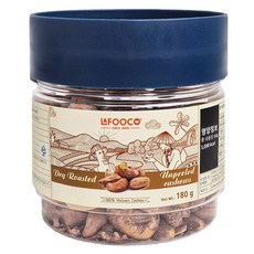LAFOOCO 原皮乾烘腰果, 1罐, 180g