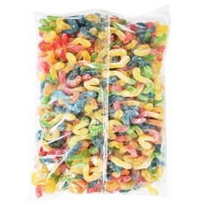 酸甜彩色蟲蟲Q軟糖 水果風味, 2.268公斤, 1個