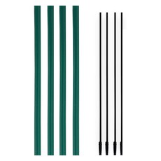 hibee Stanley 相容 Big 矽膠吸管 綠色 2p + 清潔刷 2p 隨機出貨組, 2套