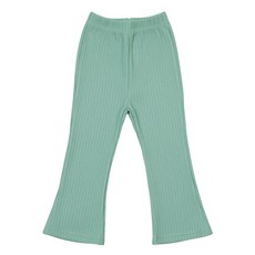 Rainbow Kids 女童壓紋百褶喇叭褲