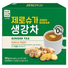 NOKCHAWON 綠茶園 零糖薑茶, 20入, 1個, 15g