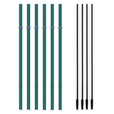 hibee Stanley相容矽膠吸管綠色3入 + 隨機出貨清潔刷2入組, 2套