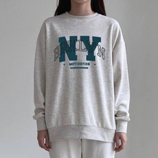 에어플레인 NY모티베이션 오버핏 맨투맨