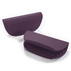 SiliconStory 白金矽膠廚房鍋具把手, 紫色, 2個