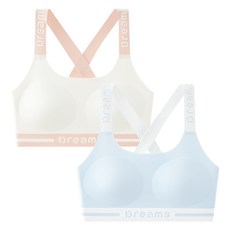 Juniday 第2階段 無痕凝膠夢想學生內衣 2件組