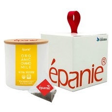 에빠니 클래식 유기농 허브차 캐모마일 지관 선물세트, 1세트, 1.5g, 10개입