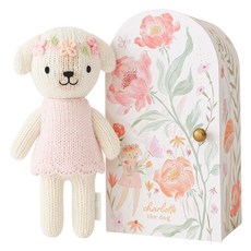 cuddle and kind 手工安撫娃娃, 迷你夏綠蒂狗狗, 1個