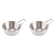 Cuchen Genie 不鏽鋼單柄把手碗 2號, 單一顏色, 2個