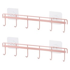 JLIFE On The Hook 廚具掛架, 粉紅色, 2個
