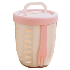 블룸홈 과일 샐러드 도시락통, 핑크, 1개