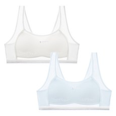 Juniday 第1階段透氣網眼學生內衣2件組