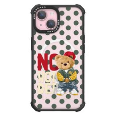 모란카노 임팩트 맥세이프 투명 테디 디자인 휴대폰 케이스