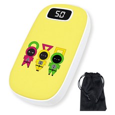 패리뷰리 ZTS 디지털 손난로 보조배터리 5000mAh, 18650 5000mAh, 베이비옐로 삼동이