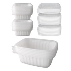 Bloom at home 方形半透明大號粥碗組, 25套