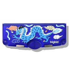 bigkid 男童用萬用鉛筆盒, 1個, 藍龍
