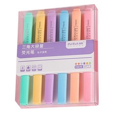 올룸 젤리 형광펜 6종 세트, 마카롱, 1세트