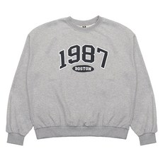 라라온 면 심플 레터링 박스핏 맨투맨 TSP1834