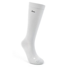 아사나 스트롱 컴프레션 스포츠 러닝 요가 필라테스 니삭스, 웜 그레이(Warm Gray), 1개