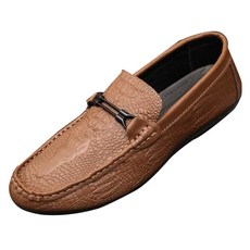 Elsso 男士鱷魚紋彈性駕車樂福鞋