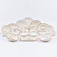 Syracuse CHINA 楓葉 4人份家用碗盤組 30件, Syracuse 楓葉 30件, 舒適混搭