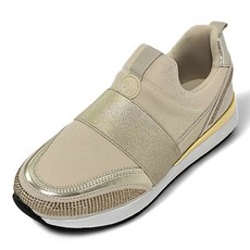 나인웨스트 여성용 밴딩 플랫폼 큐빅 스니커즈 CFBSSNW338