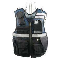 DELPHA 警衛保全背心 DP-102X, 1個, 海軍藍