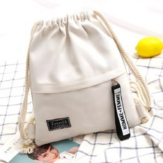 이츠굿텐 초경량 캔버스 스트링 백팩 데일리 캐주얼 디자인