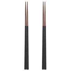 에지리 카미야 말라스 우드 젓가락, 블랙, 단품, 2개