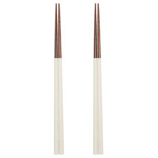 에지리 카미야 말라스 우드 젓가락, 화이트, 단품, 2개