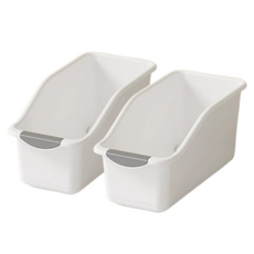 모아픽 팬트리 정리함, 화이트, 2개