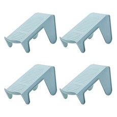 맙소샵 空間效率一體式鞋架 小號 HR001, 4個, 藍色