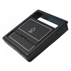 카에버 테슬라 전용 콘솔 틈새 수납 키에스 비밀 수납함, 단방향 불투명 블랙, 테슬라 모델 3