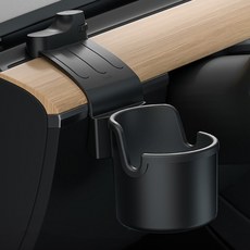 Kaever 車用儀表板縫隙杯架 特斯拉 Model Y 相容, 黑色, 1個