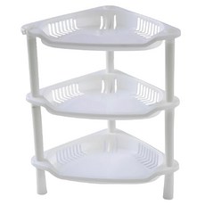 윤코 사이드 주방 선반 3단 수납장, 화이트, 1개