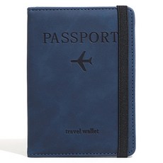 조인메이드 RFID 차단 해킹 방지 여권 케이스 카드 지갑 스트랩 가죽 커버