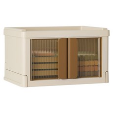 讚讚哥 可堆疊居家咖啡館多用途茶包咖啡膠囊收納盒 JNHA1728, 棕色, 1個