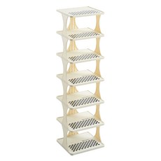 Mabso Shop 層層堆疊縫隙鞋子整理架 7層 HR049, 單一顏色, 1個