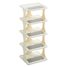 Mabsoshop 層層堆疊縫隙鞋子整理架 5層 HR049, 單一顏色, 1個