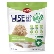 데이스포 강아지 와이즈 365 덴탈브러쉬, 멀티, 240g, 1개