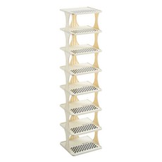 Mabso Shop 層層堆疊縫隙鞋子收納架 8層 HR049, 單一顏色, 1個