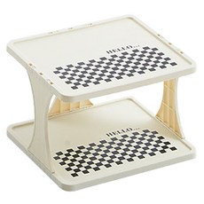 맙소샵 可層層堆疊縫隙鞋子整理架 2層 HR049, 單一顏色, 1個