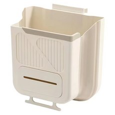 Woni's 智能折疊垃圾桶 10L, 象牙白, 1個