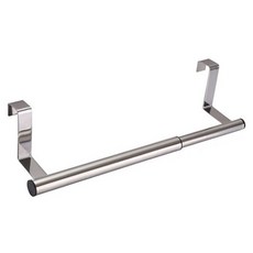 Kitchen Heim 不鏽鋼門後掛鉤毛巾架 擴展型, 鋼, 1個
