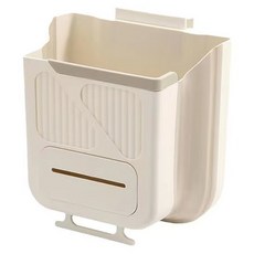 Woni's 智慧型折疊垃圾桶 7L, 象牙白, 1個