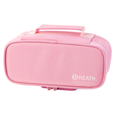 特別商店 附鎖簡約大容量收納包型鉛筆盒, 1個, 粉紅色