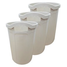 모던심플 오픈 휴지통 3p, 베이지