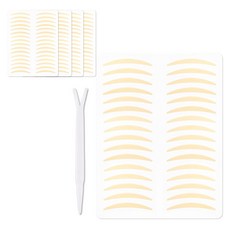 THEBOON 羽毛單面雙眼皮貼 C型 160p, 膚色, 1個