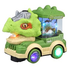 會唱歌跳舞的魔法恐龍汽車 三角龍, 綠色, 1個